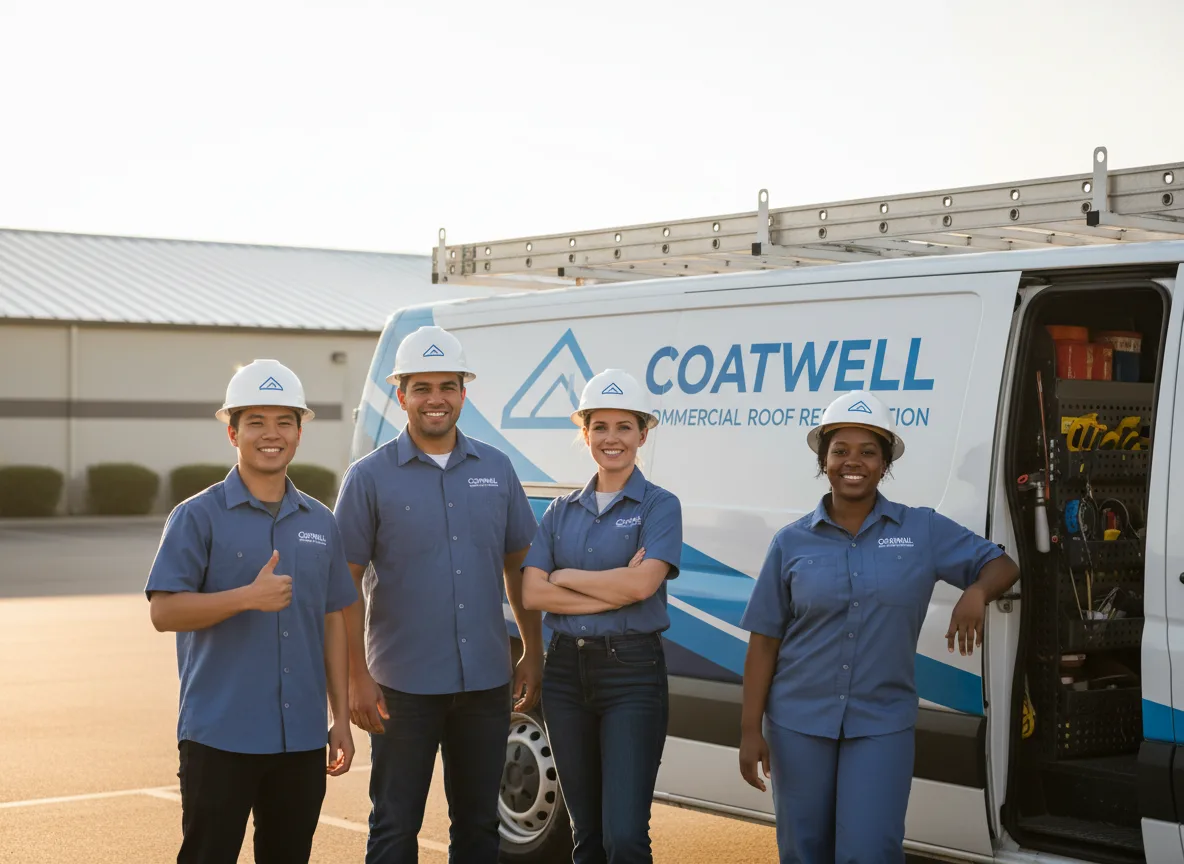 Commercial roof coating company in Jeffers, MN
